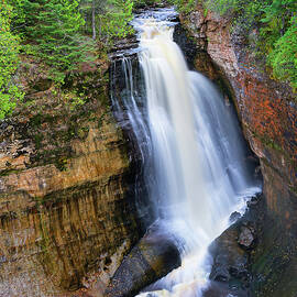 Miner's Falls in Summer by Michael Collins