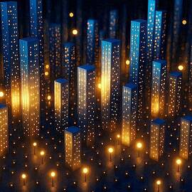 Miniature City by David Manlove