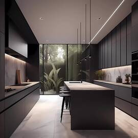 Minimalist kitchen design No 2 by Andre Petrov