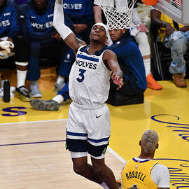 Minnesota Timberwolves v Los Angeles Lakers by Juan Ocampo