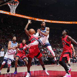 Minnesota Timberwolves v Toronto Raptors by Mark Blinch