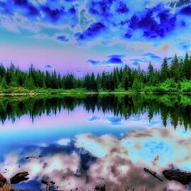 Mirror Lake - Mt. Hood National Forest by Bruce Block