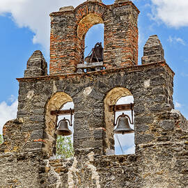 Mission Espada Bell Tower by Kelley King