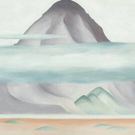 Misti - A Memory - Pastel landscape by Georgia O'Keeffe
