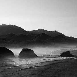 Misty Coastal Mountains Ecola State Park by Dan Sproul