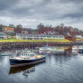 Misty Morning in Perkins Cove by Penny Polakoff