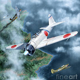 Mitsubishi A6M Zero by Steve Ferguson