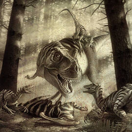MMA Dino Style 2 by Jerry LoFaro