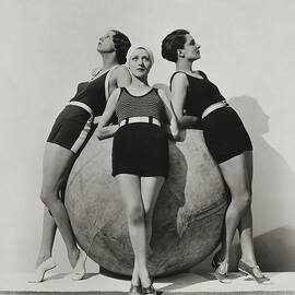 Models Around A Michelin Push-Ball by George Hoyningen-Huene