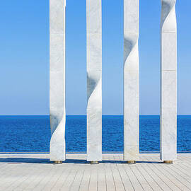 Modern art sculpture, Barcelona by Neale And Judith Clark