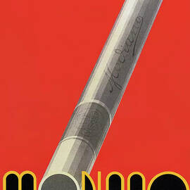 Modiano - vintage art deco cigarette advertisement poster - Bauhaus style by Richter Aladar
