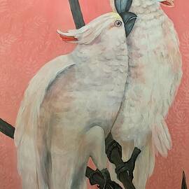 Moluccan Cockatoo Pair by Barbara Landry