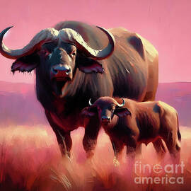 Buffalo Momma by Lucia Stewart