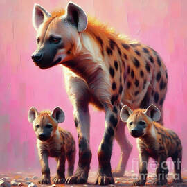 Hyena Momma by Lucia Stewart