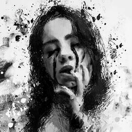 Monochrome Dreamlike Portrait by Gradify Creations