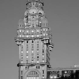 Montevideo Palacio Salvo Noir Study 1 by Richard Reeve