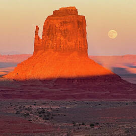 Monument Valley at Sunset - Arizona by Bruce Friedman