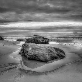 Moody Morning at Wells Beach by Penny Polakoff