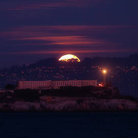 Moon Over Alcatraz by Louis Raphael