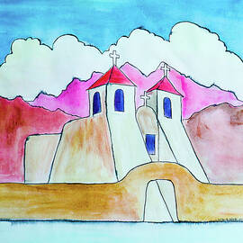 More Taos Church by Ted Clifton