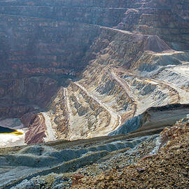 Morenci Open Pit Mine in Arizona by Mary Lee Dereske