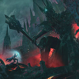 Morgoth vs Fingolfin by Guillem H Pongiluppi
