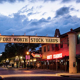 Morning at the Fort Worth Stockyards by David Morefield