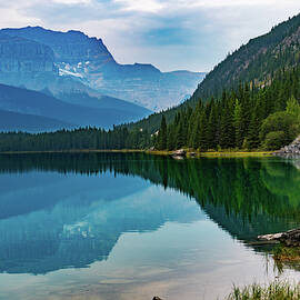 Morning at Waterfowl Lake Icefield Parkway Alberta Canada by Tommy Farnsworth