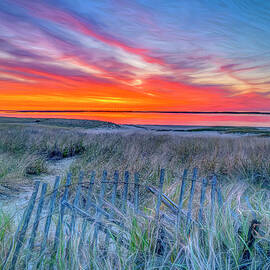 Morning Sky at Lighthouse Beach by Penny Polakoff