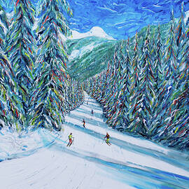 James Rizzi 画家　レア　スキーウェア　ボード　9 美品　M Morzine Avoriaz Ski Print The Swiss Wall in all its Glory by Pete
