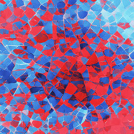 Mosaic Pattern, 01 by AM FineArtPrints