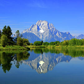 Mount Moran Reflection and the Snake RIver by Raymond Salani III