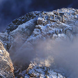 Mount Olympus - Blue Panorama by Abbie Matthews