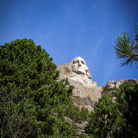 Mount Rushmore - George Washington 2 by Cindy Robinson