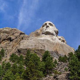 Mount Rushmore's -George Washington 4 by Cindy Robinson