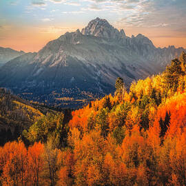 Mount Sneffels Fall Sunrise by Dan Sproul