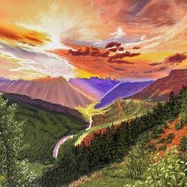 Mountain Splendor  by Marlene Little