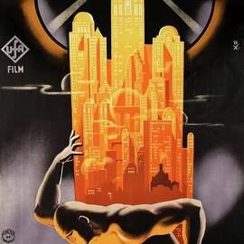 Movie poster for Metropolis by Fritz Lang by Bottlik Jozsef