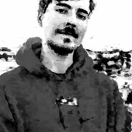 MrBeast has built 100 Homes And Gave Them Away BW by Gradify Creations