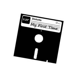 My First Time Retro 80s Floppy Disk by Flippin Sweet Gear