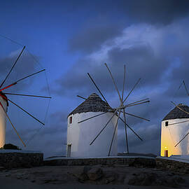Mykonos Windmills by Rebecca Herranen