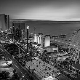 Myrtle Beach SC BW by Susan Candelario