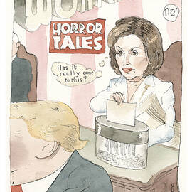 Nancy Pelosi, Shredding It by Barry Blitt