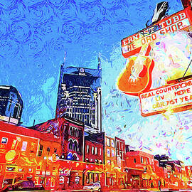 Nashville, Tennessee - 12 by AM FineArtPrints