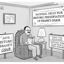 National Trust For Historic Preservation Of Frank's Chair by Ellis Rosen