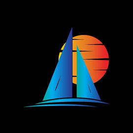 Nautical Sailboat Sailing by Flippin Sweet Gear