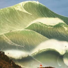 Nazare Morning by Mattias Hammar