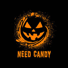 Need Candy Halloween Pumpkin Trick-Or-Treating by Flippin Sweet Gear