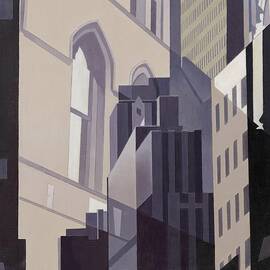 Neighbors - New York City by Charles Sheeler by Charles Sheeler
