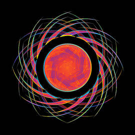 Neon Sun Burst by David Manlove